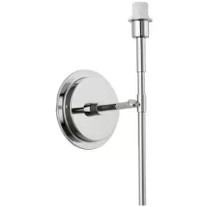 Endon Rennes Fitting Only Wall Lamp, Bright Nickel Plate