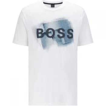 Hugo Boss TLogo T-Shirt White Size S Men
