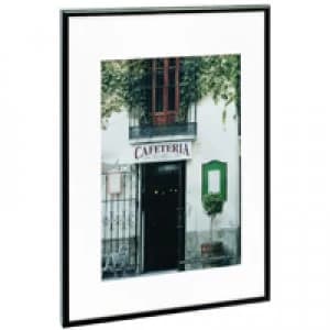 Photo Album Company Certificate Frame A4 Black Aluminium PAAFA4 Black