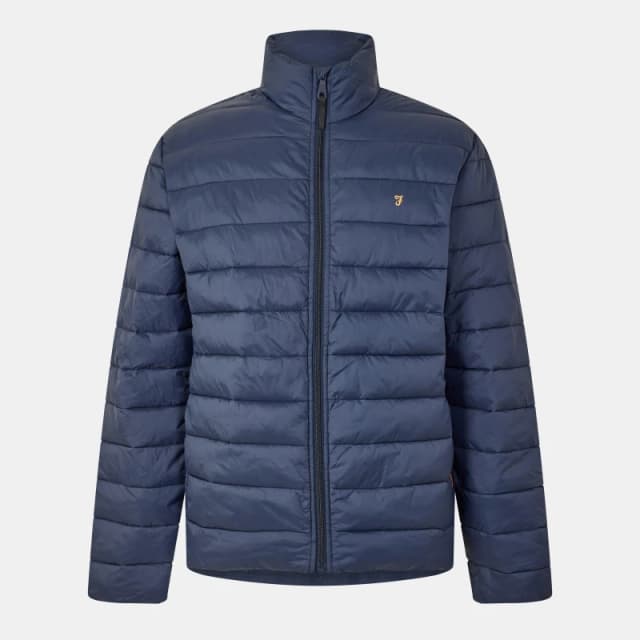 Farah Mens Joel Quilted Jacket True Navy male Small