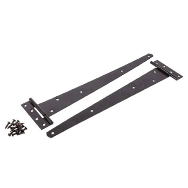 Blackspur Pair Of 18" Heavy Duty T Hinges (With Fittings) BB-BH185