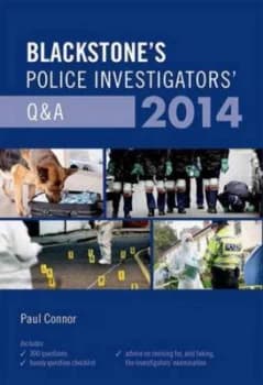 Blackstones Police Investigators Q and A 2014 by Paul Connor Paperback