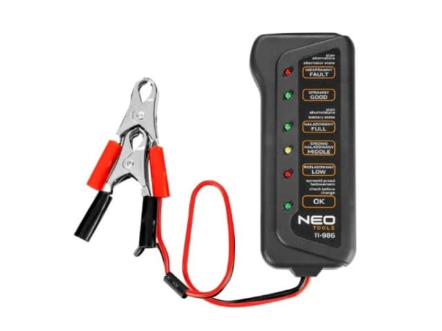 NEO TOOLS 11-986 Tester, battery Tester,battery (2022)