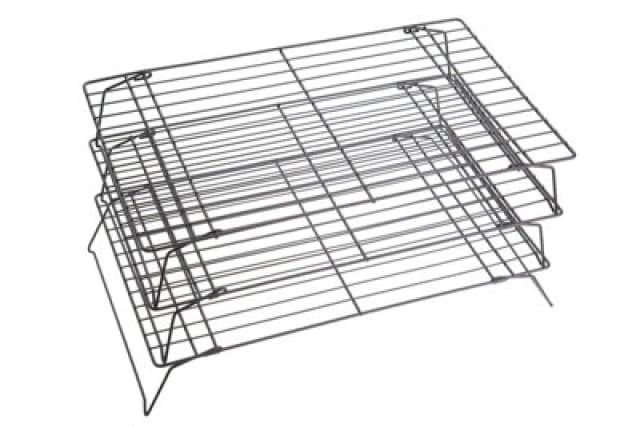 Kitchencraft Non-Stick Three Tier Cooling Rack Black