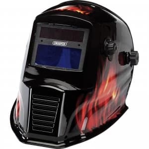 Draper Auto Dimming Vario Shade Welding Helmet Black / Red