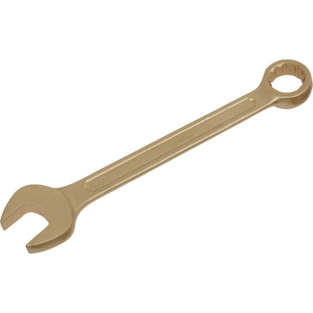 Loops 30mm Non-Sparking Combination Spanner - Open-End & 12-Point WallDrive Ring Multi