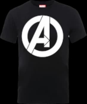 Marvel Avengers Simple Logo T-Shirt - Black