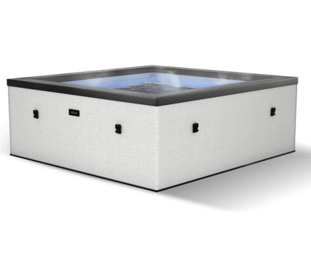 WAVE Garda Eco Foam Smart Hot Tub - Pebble White 5061039892344