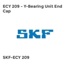 ECY 209 - Y-Bearing Unit End Cap