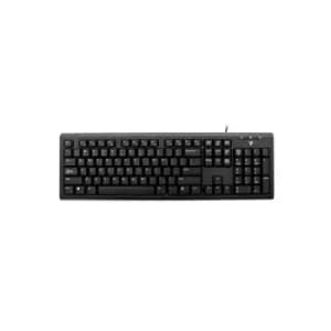 V7 KU200GS-DE Wired Keyboard Black German QWERTZ Layout TUV-GS