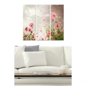 MDF296092832 Multicolor Decorative MDF Painting (3 Pieces)