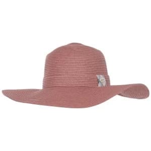 Barbour Womens Wellwood Tartan Sun Hat Rose Tan S