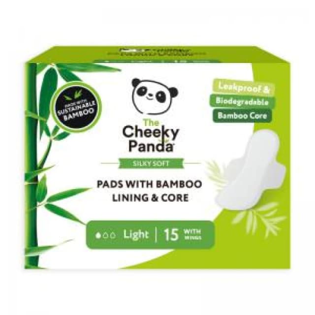 Cheeky Panda FSC Sanitary Pads With Bamboo Lining & Core Light EXR56713CY