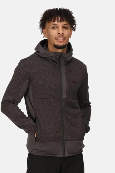 Regatta Mens Bresdon Brushed Marl Softshell Jacket L - Chest 41-42' (104-106.5cm)