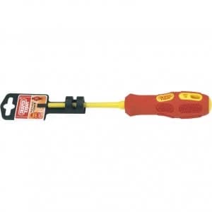 Draper Expert VDE Insulated Parallel Slotted Screwdriver 4mm 100mm