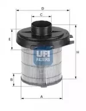 27.845.02 UFI Air Filter