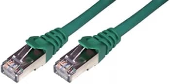 Patch Cord RJ45 CAT.6a F/UTP LSZH Snagless Green - 7.50 M Full Copper