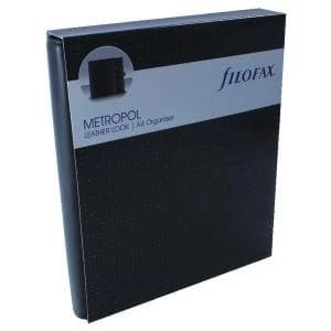 Filofax Metropol Organiser A4 Black 026921