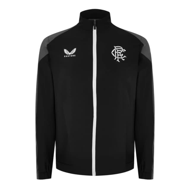 Castore Rangers Track Jacket Adults - Black S