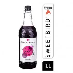 Sweetbird Cherry Coffee Syrup 1litre Plastic NWT4175