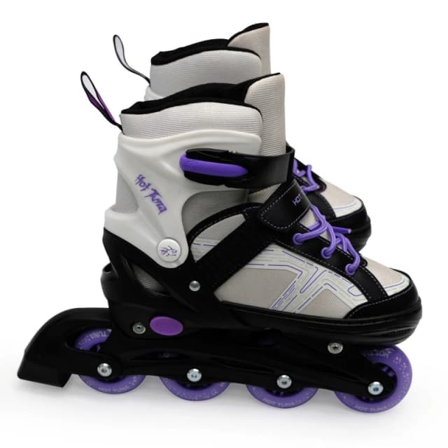 Hot Tuna HotTuna Spirit Skates Junior Black/Wht/Purpl female 1-3.5 (33-36)