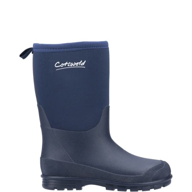 Cotswold Boys Hilly Neoprene Lightweight Wellington Boots UK Size 10.5 (EU 29) Navy COT676-NAVY-10.5