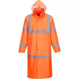 Portwest Long Length Hi Vis Coat Orange 2XL
