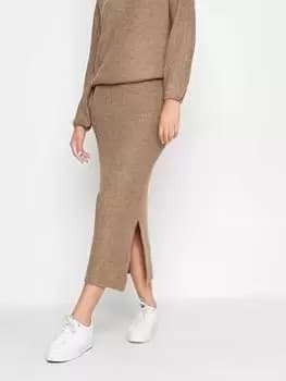 Long Tall Sally Neutral Co-ord Skirt, Natural, Size 8-10, Women