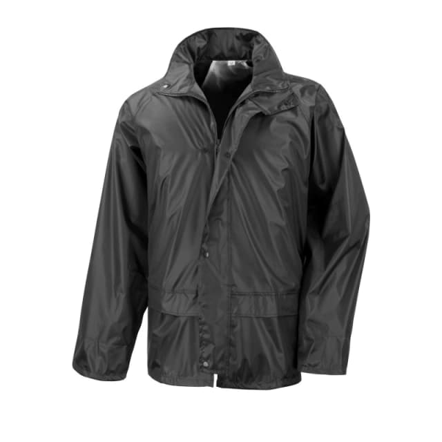 Result Result Men Core Stormdri Rain Over Jacket in Black Size: X-Large Black XL Male 5054171047727