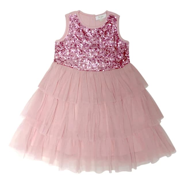 Be You Younger Girl Tulle Occasion Dress - Pink Pink 1 - 2 Years