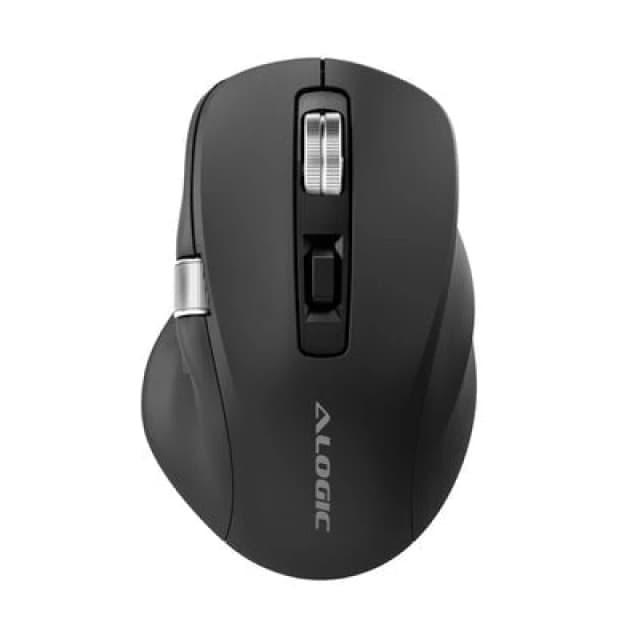 ALOGIC APEX Bluetooth USB-C Rechargeable 7 Keys Programmable Mouse-Bla