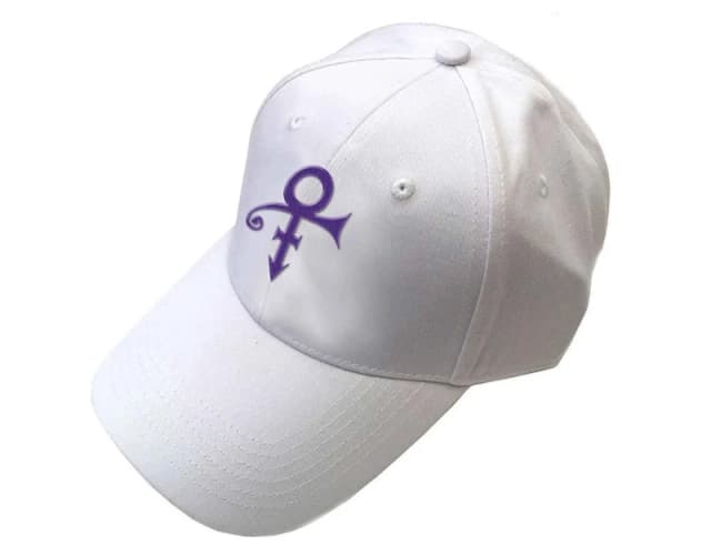 Prince Purple Symbol Baseball Cap White unisex