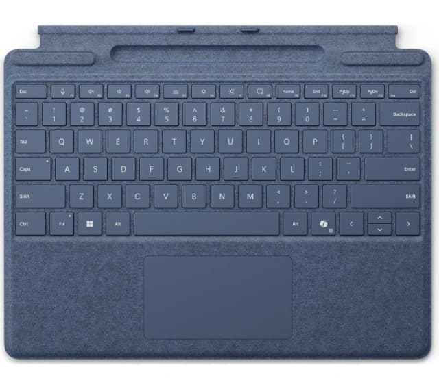 Microsoft Surface Pro Typecover - Alcantara Sapphire, Blue 196388357321