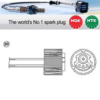 1x NGK NTK Oxygen O2 Lambda Sensor OZA527-E6 OZA527E6 (0463)