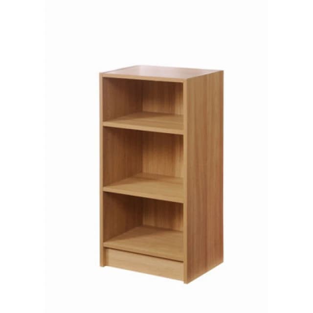 Timber Art Design Small 3 Tier Cube Bookcase Display Shelving Storage Unit Wood Furniture Oak