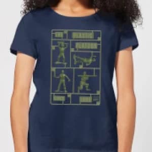 Toy Story Plastic Platoon Womens T-Shirt - Navy - L