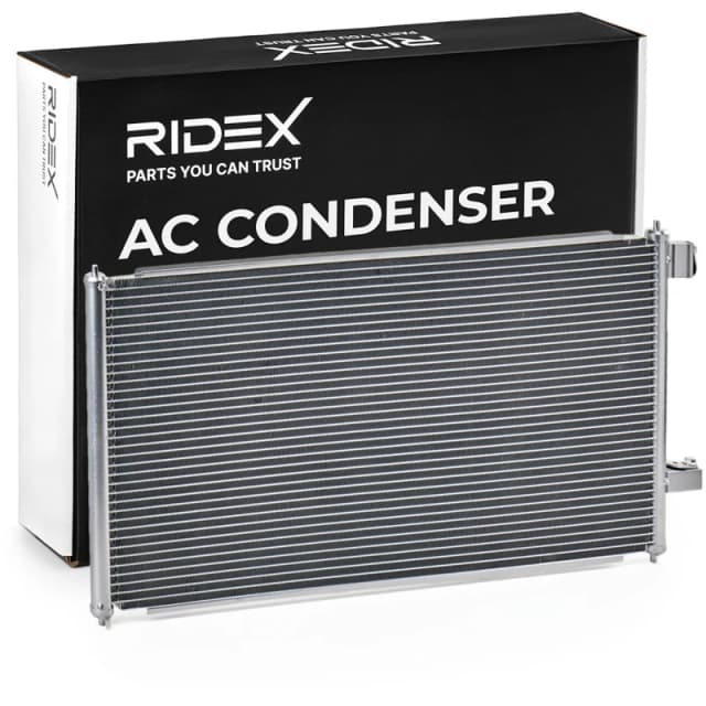 RIDEX 448C0216 Condenser Aluminium Condenser,air conditioning (448)