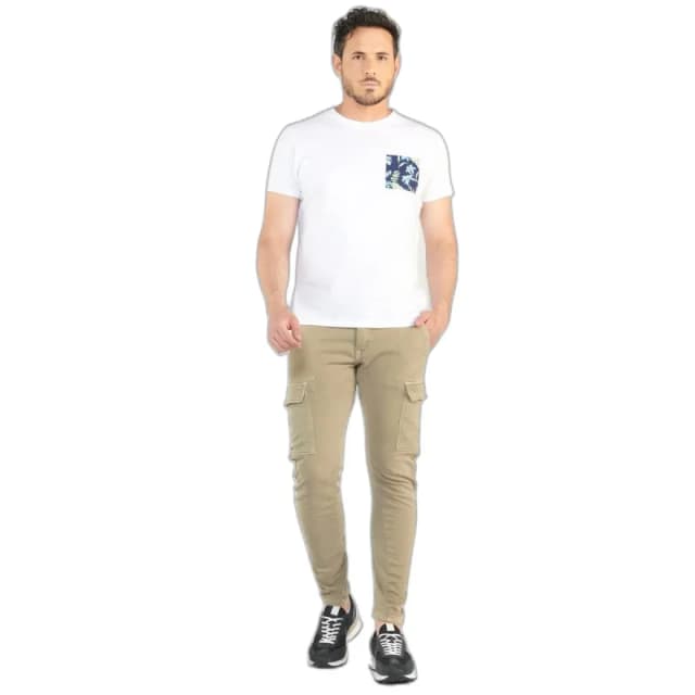 Le Temps des cerises Tapered cargo Trousers Le Temps des cerises Koge Army Beige Male 34