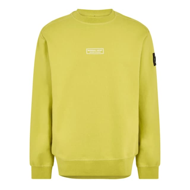 Marshall Artist Mens Siren Crew Sweatshirt Winter Lime male X Small