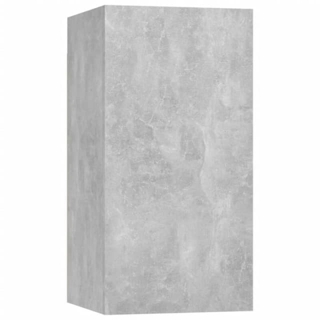 VIDAXL TV Cabinet Concrete Grey 30.5x30x60cm Engineered Wood Vidaxl 8720286351895