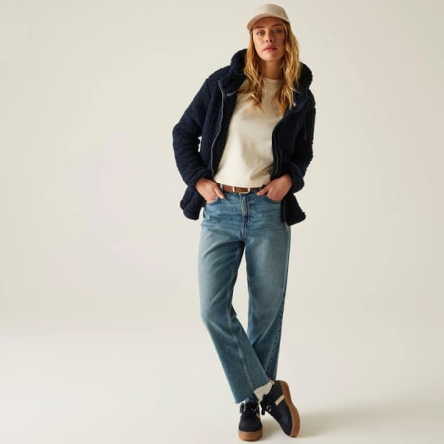 Womens Full Zip Hoodie Regatta Orielle Bleu Female 42