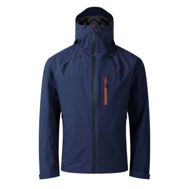 Dare 2b Mens Torrek III Hooded Walking Waterproof Jacket in Mid Navy Size: Small Mid Navy Male S