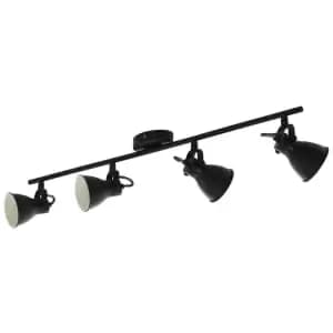 Eglo Seras Black Ceiling 4 Light Spotlight