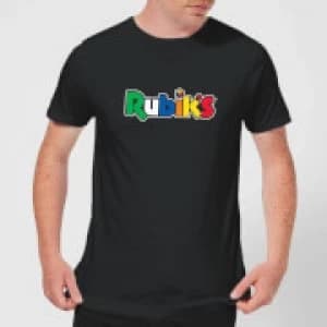 Rubik's Core Logo Mens T-Shirt - Black