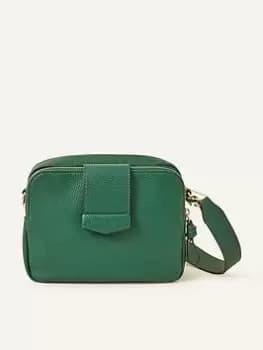 Accessorize Wide Strap Soft Functional Cross Body, Green, Women