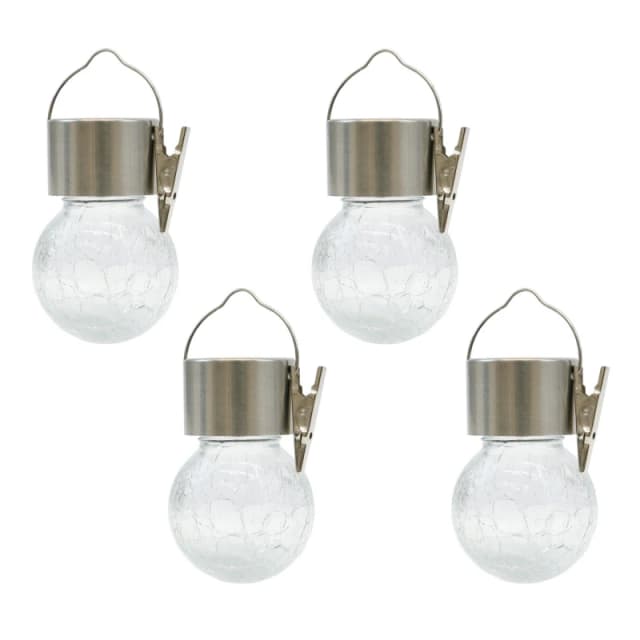 Streetwize Pack of 4 Solar Hanging Crackle Balls Multi unisex One Set