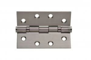 Wickes Grade 11 Ball Bearing Hinge - Satin Stainless Steel 102mm Pack of 2
