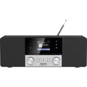 TechniSat DIGITRADIO 3 VOICE Desk radio DAB+, FM AUX, CD, USB Battery charger, Accessible, Incl. remote control, Alarm clock Black