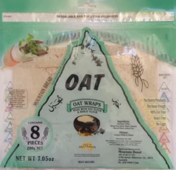 Mountain Bread Oat Wraps - 70% Oat - 200g
