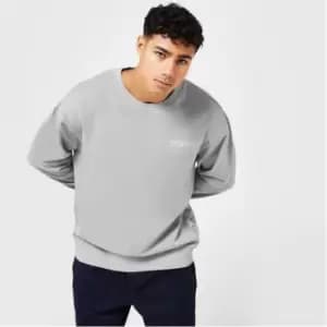 SoulCal Bleach Crew Sweatshirt Mens - Grey